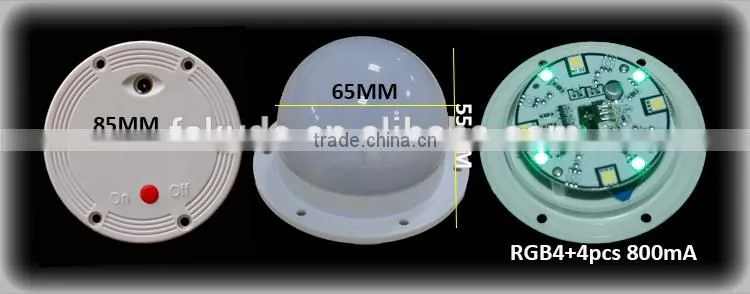bottom 85mm LED battery light unit base for table lamp module