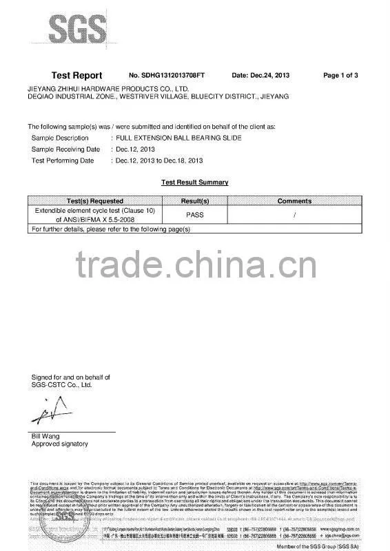 ZY:45MM ( 1.2*1.2*1.2 ) Telescopic Channel Slide