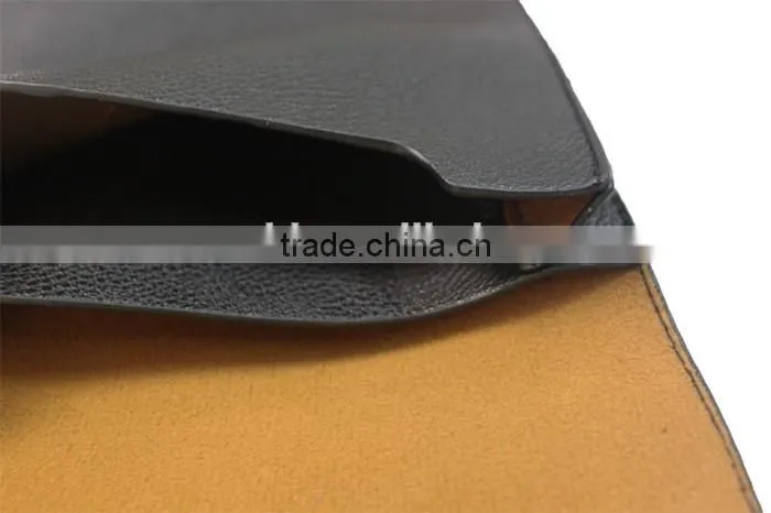 Slim Soft PU Leather Universal Pouch for Tablet with Shoulder Strap Easy to Carry