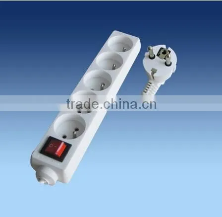 High quality 6 ways or 8 ways European PDU power socket