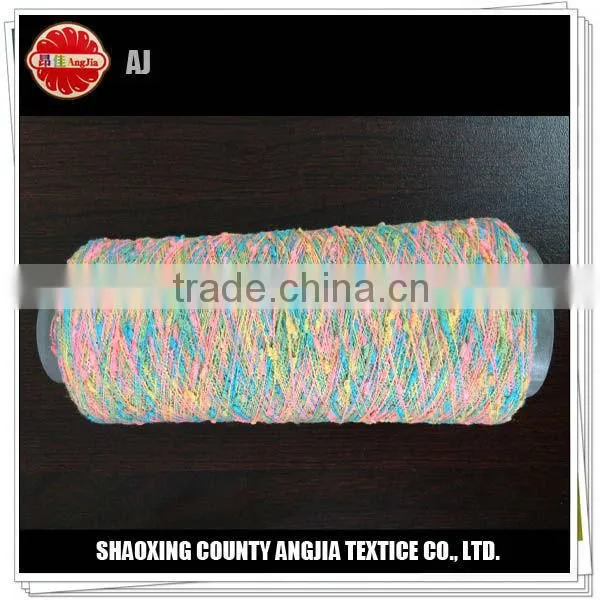 Angjia 2015 New fancy yarn knot yarn