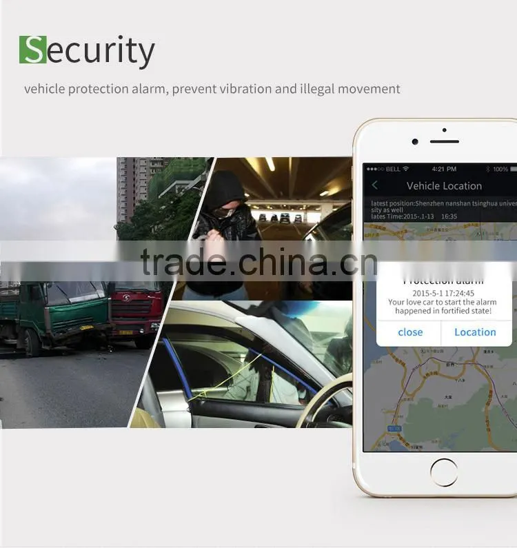 portable GPS tracker and mobile with big TFT screen