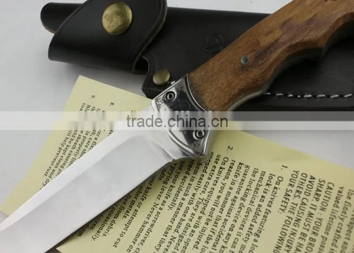 OEM handmade Wood Hunting Survival Knife