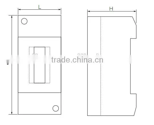 outdoor water proof and fire proof Electrical 4way distribution board