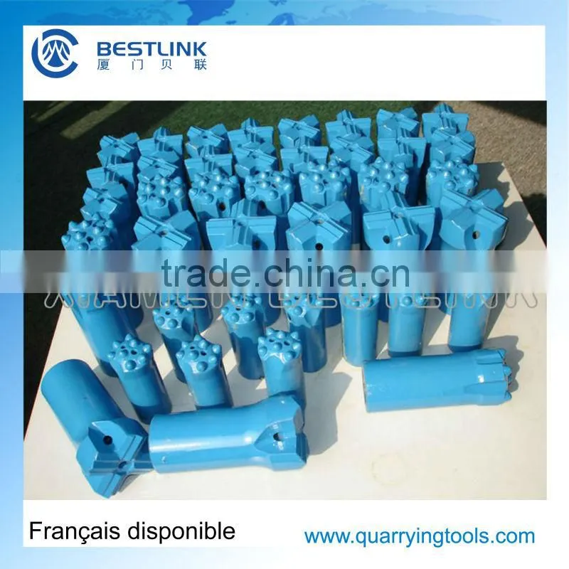 R32 R38 T38 T45 T51 Tapered and Threaded drill bit for rock drilling