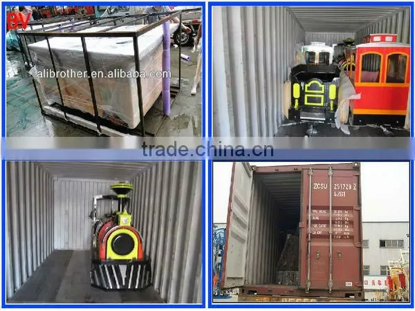 The cheapest and best selling entertainment equipment electric amusement kids train trackless tran