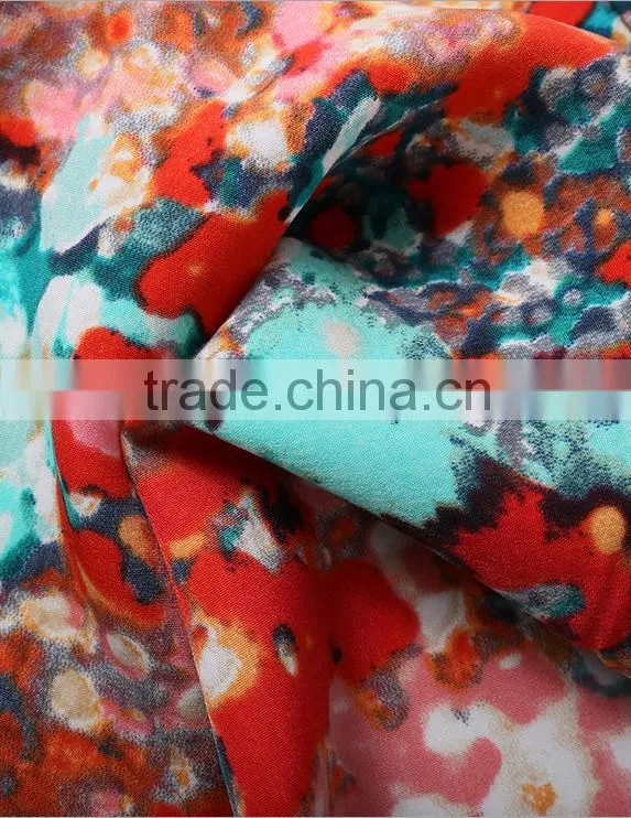 High density 100% polyester satin plain soft fabric for dress wedding garment
