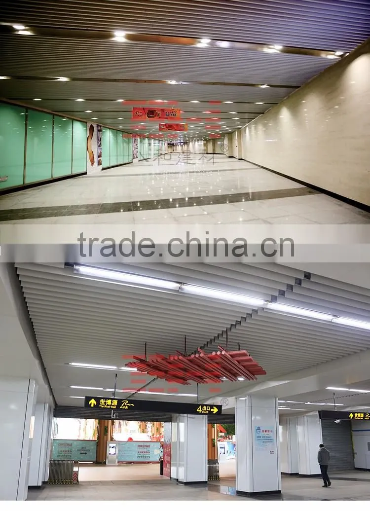 Suspended ceiling aluminum ceiling baffle