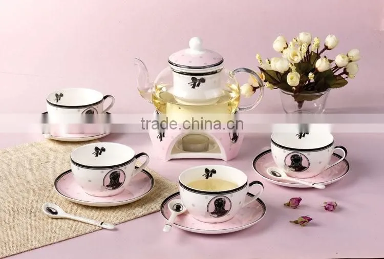 Good Quality Creative Customized Fancy Bone China Ceramics Tea Set