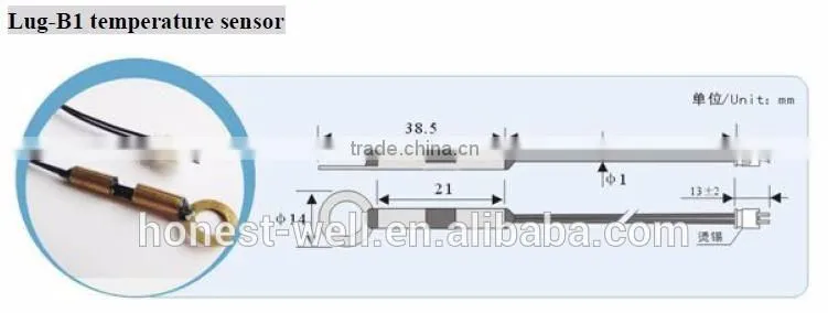 Lug type Surface Temperature Measuring NTC Sensor
