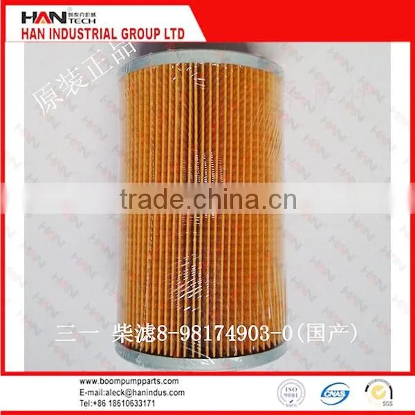 FILTER ELEMENT high pressure oil filter fV3.0617-06(ARGO) for sany zoomlion schwing