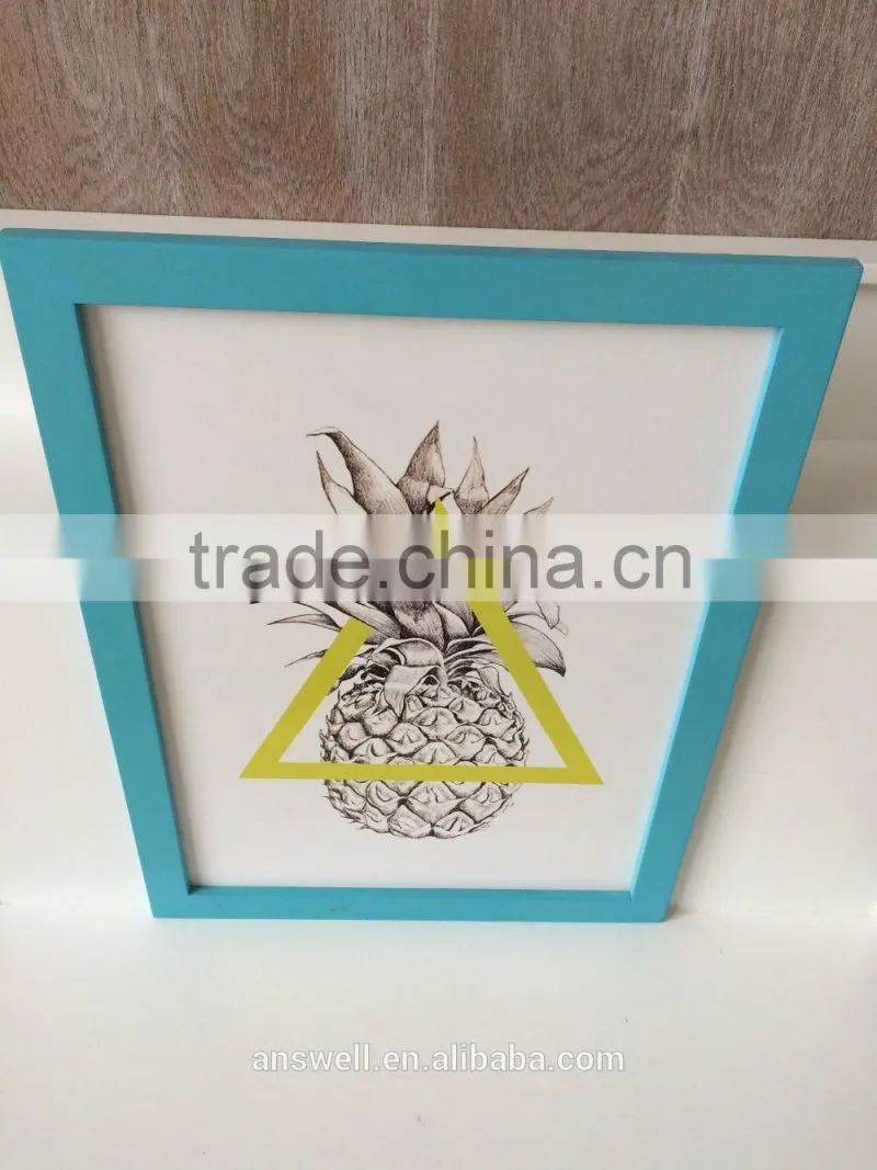 2016 new style acrylic photofunia/photo frame wooden picture frame wall decor