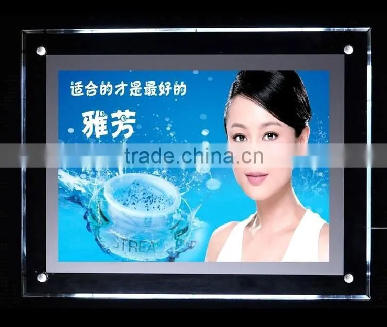 acrylic led light photo frame