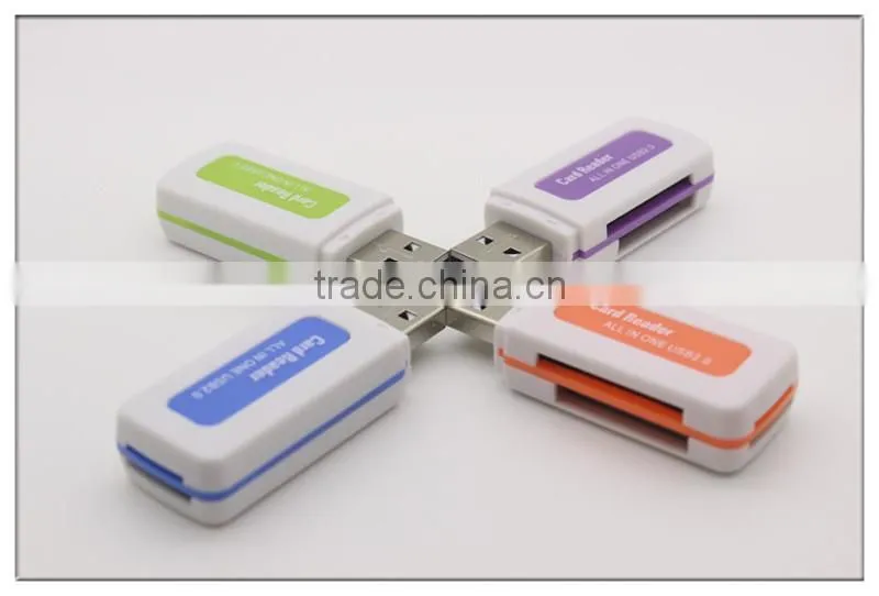 Promotional cheap 4 ports multi sim card reader(OS-CR136)