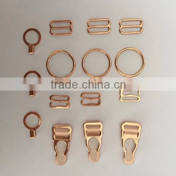 Wholesale woman lady young girl underwear brassiere garment accessory in China nylon bra straps adjuster buckle ring slider