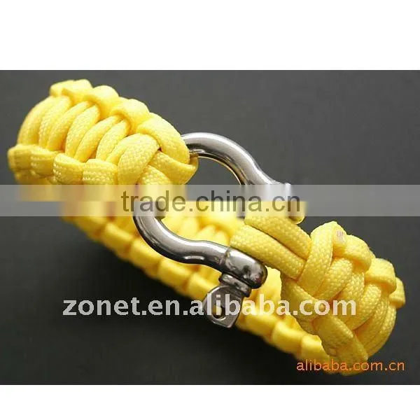 survival bracelet buckle 550 cord fashion diy stainless buckle
