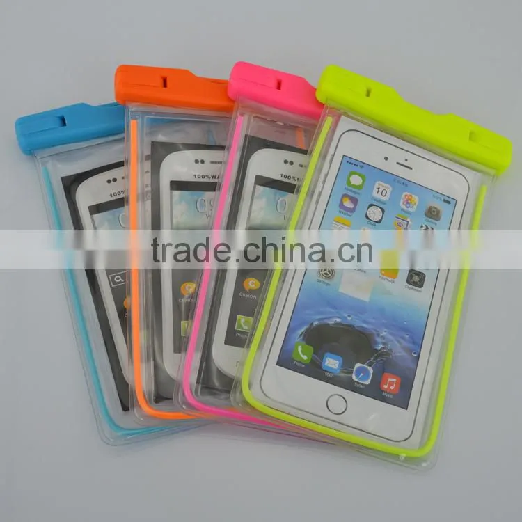 Pvc waterproof bag waterproof mobile phone case for cell phone