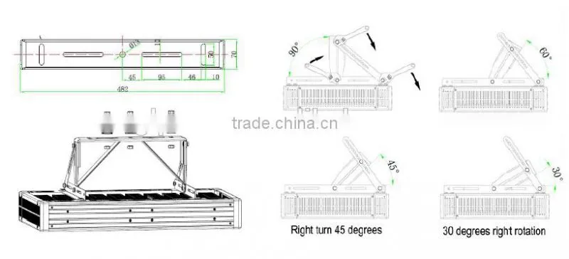 Led Light CSA Approved led the lamp 500W 800W 1000W led flood light for football stadium