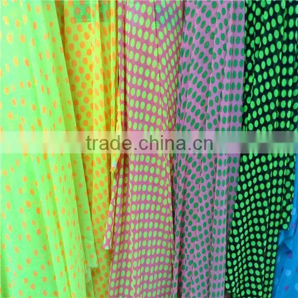 China fashion Chiffon Africa flower design Printed Polyester Fabric /chiffon fabric