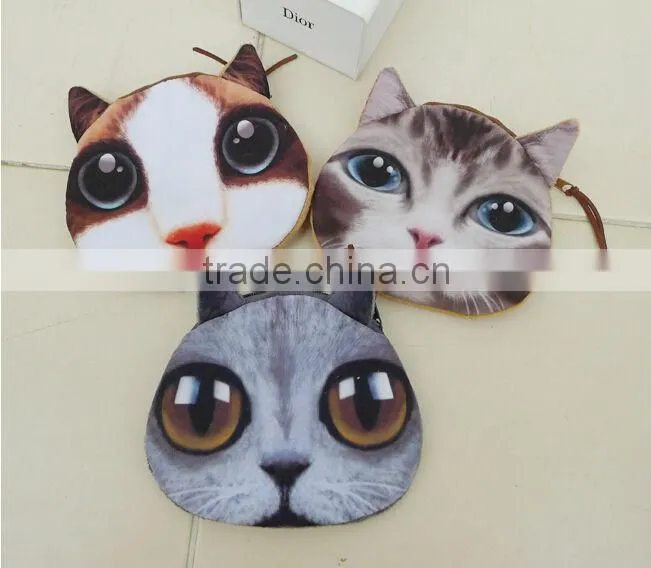 Cute handmade cartoon animal coin purse