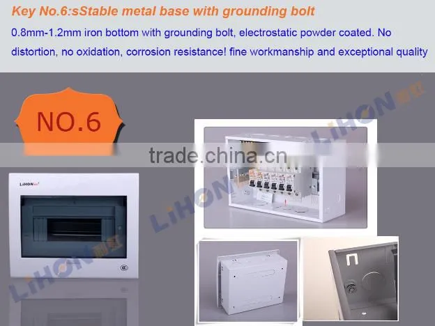 Luxurious series surface & flush mount auto open ftth power distribution box