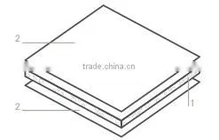 2m length signboard materials Acm aluminum composite panel