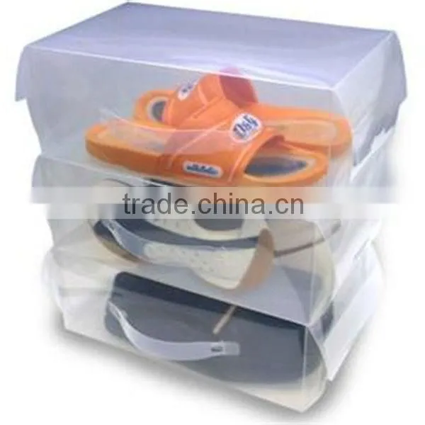 popular shoe box plastic packaging design
