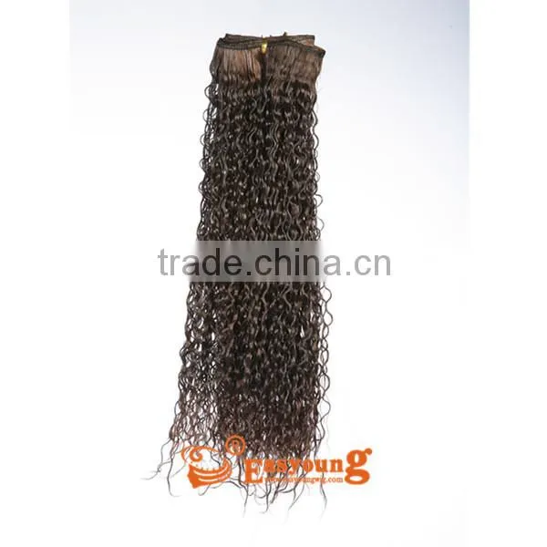 Afro curly synthetic braiding hair weft, hair accessories weave for black women