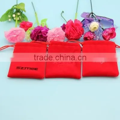 Long Velvet Pen Pouches /Bags with Drawsting