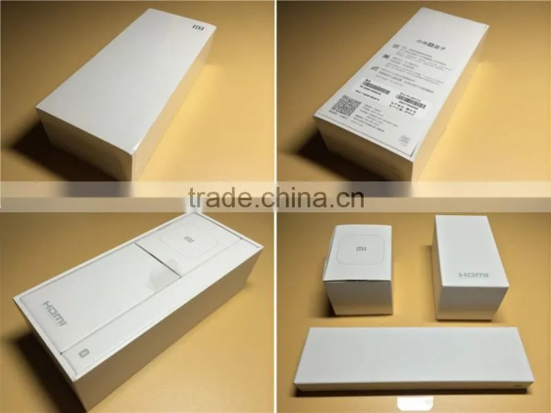 Xiaomi Smart Mini Box Set Top Box MT8685 Quad Core 1GB DDR3 4GB eMMC Android 4.4 1920*1080P H.265 2.4GHz / 5GHz Mi Small TV Box