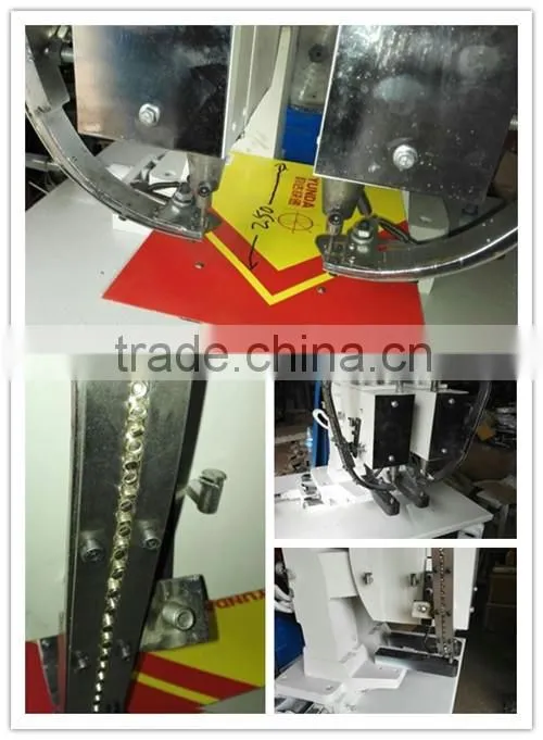 Twin-Head Insole Riveting Eyeletting Machine