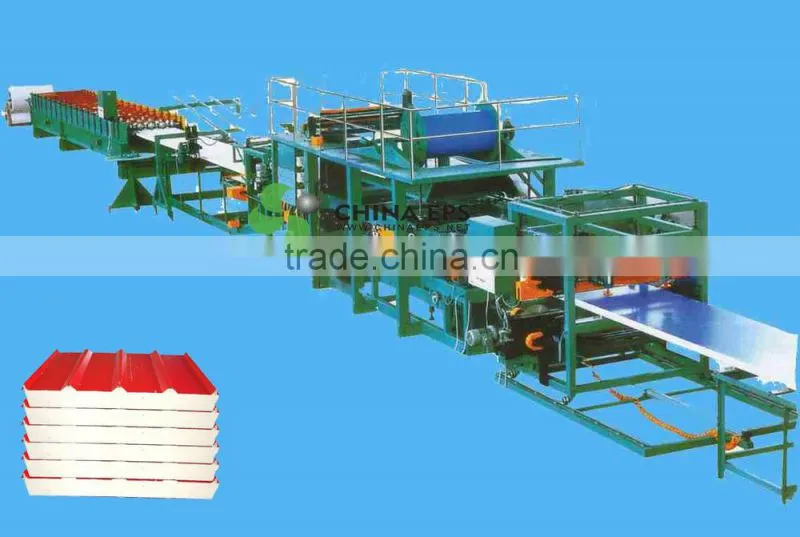 polystirol sandwich panel machine line/eps machine