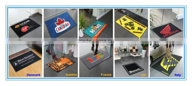 Custom eco-friendly rubber door mat