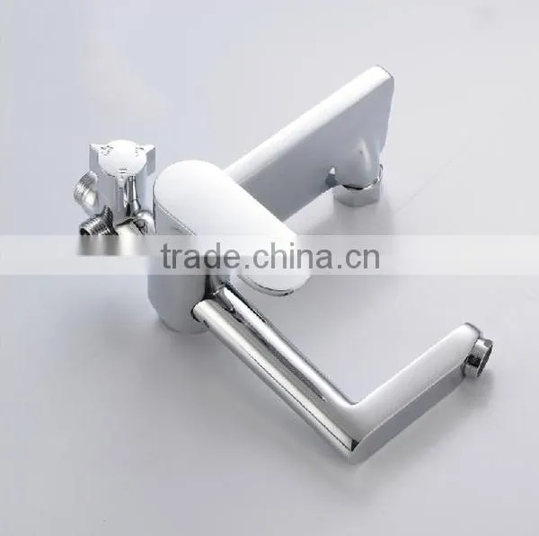 top material 59 brass rain shower faucet, cold/hot temperature control shower faucet, polish finished shower mixer