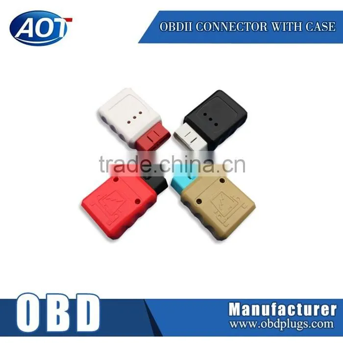 Wholesale Price White Plastic Material OBD2 Case for GPS Tracker