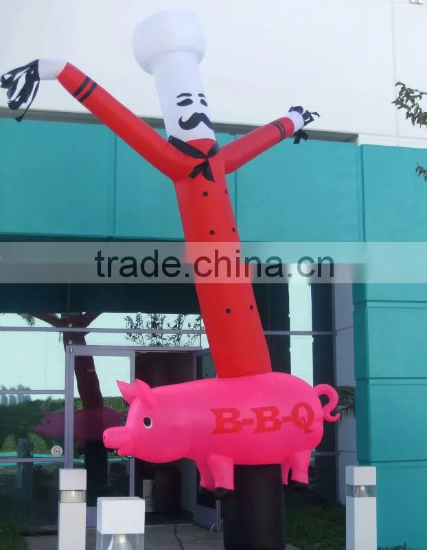 Snowman advertising inflatable air dancers