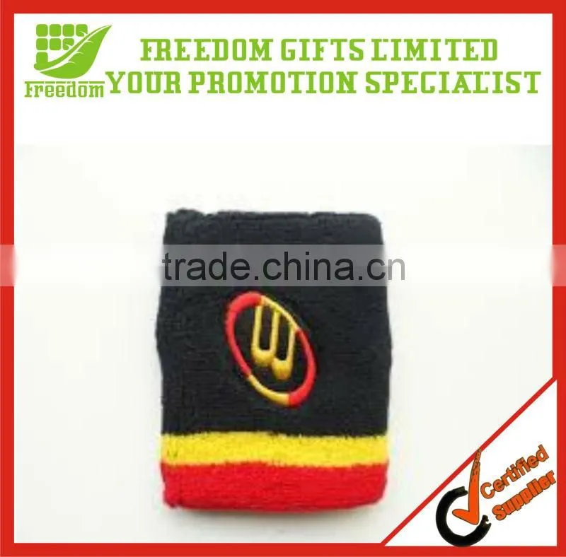 Hot Sale Fashion Custom Sport Three Color Cotton Wristband