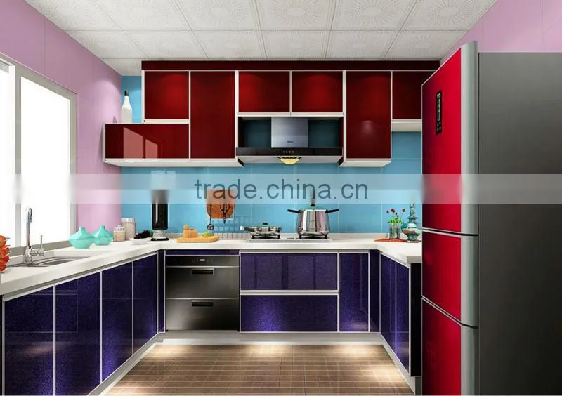 Red color LCT Board for kitchen cabinet ,furniture