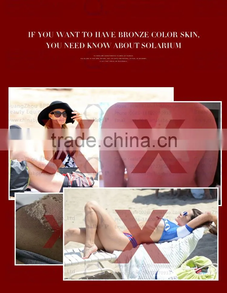 Free shipping body healthy solarium bed