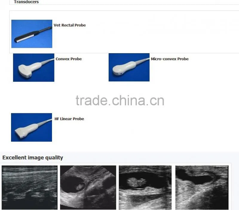 Handheld Veterinary Ultrasound Scanner vet with Convex Probe V8 for animal