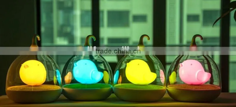 Birdcage Sensor funny touch Lamp LED Night Light with USB