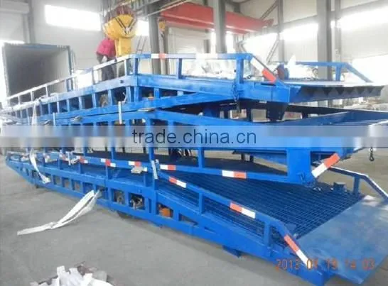 10T mobile hydraulic container loading ramp