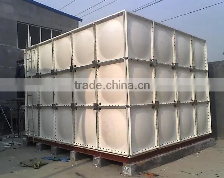 Environmental combined GRP sectional water tank for water filter