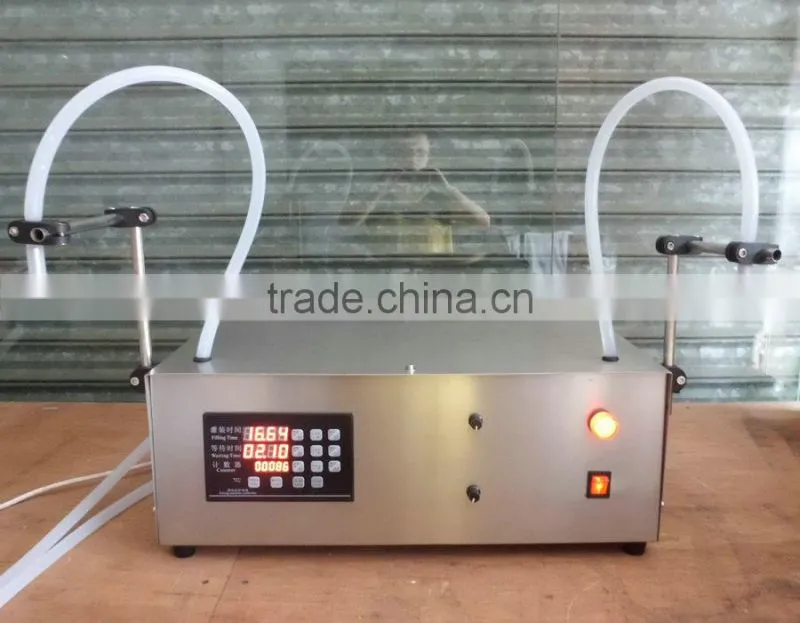 Semi automatic electric 1L Double nozzle engine oil filling machine