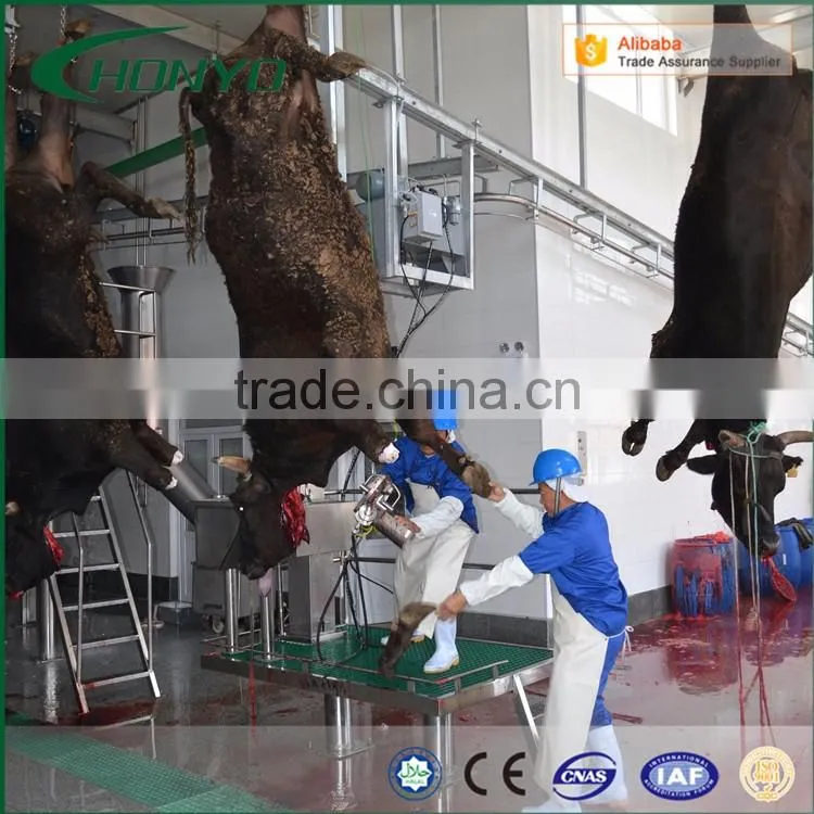 Halal Automatic Customized Cattle Cow Slaughtering Line Equipment Machine