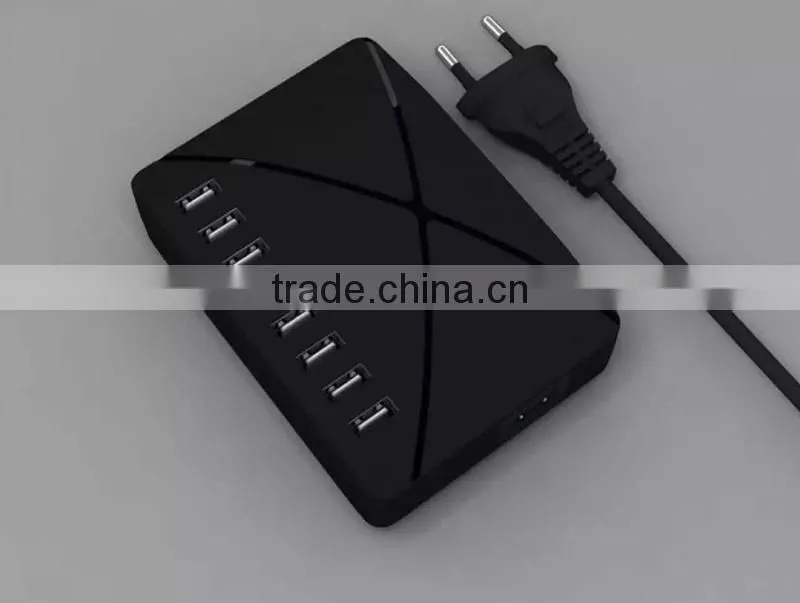 High quality fashion 3A USB travel charger with 8 USB port plugs