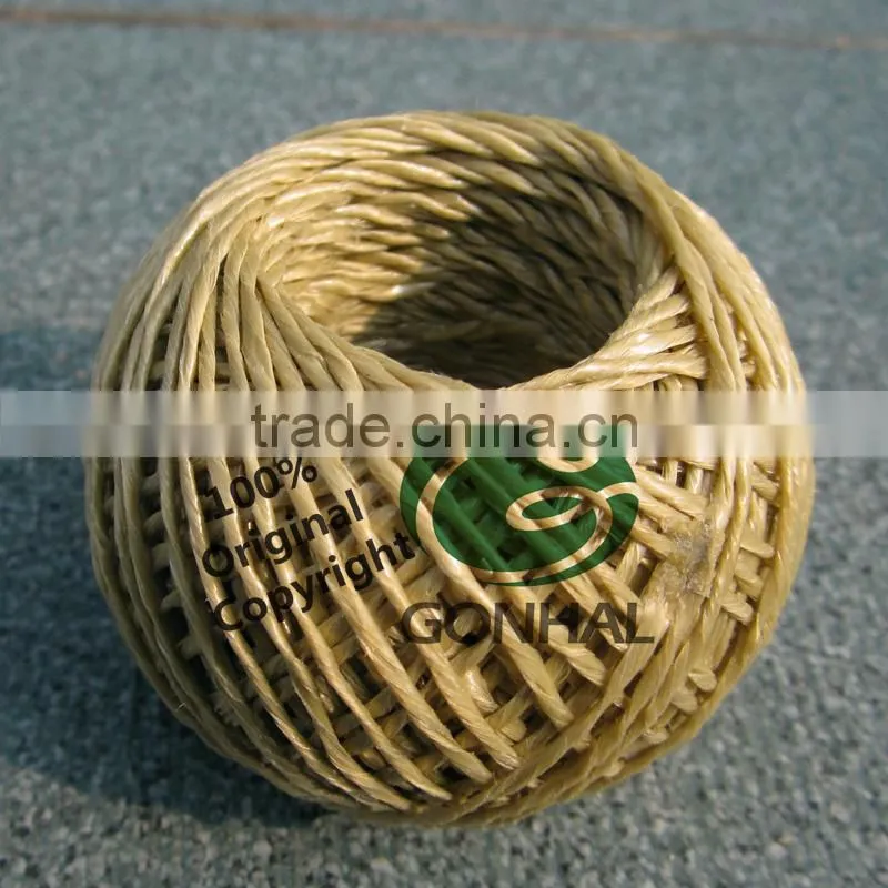 Gonhal PP Split Film 3 Strands Twisted Rope 4mmx220m