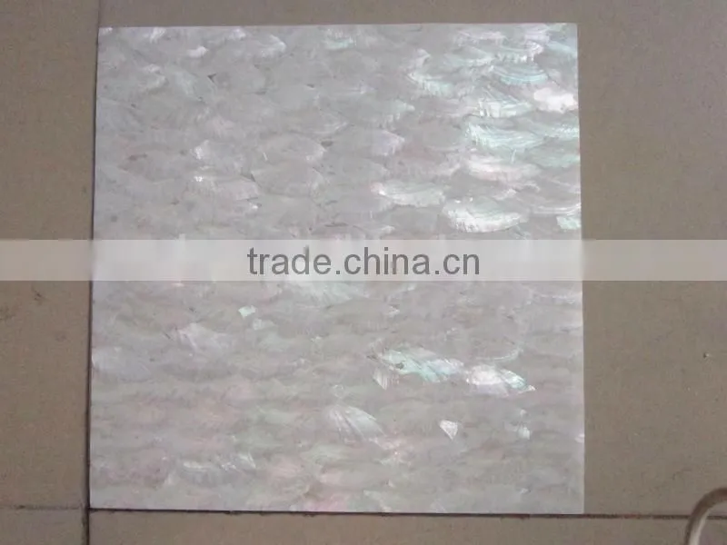 Laminate donkey ear shell veneer sheet