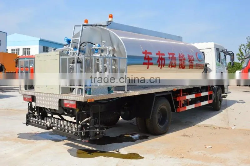 NEW dongfeng 4x2 heated asphalt tank truck with 10ton capacity for sale