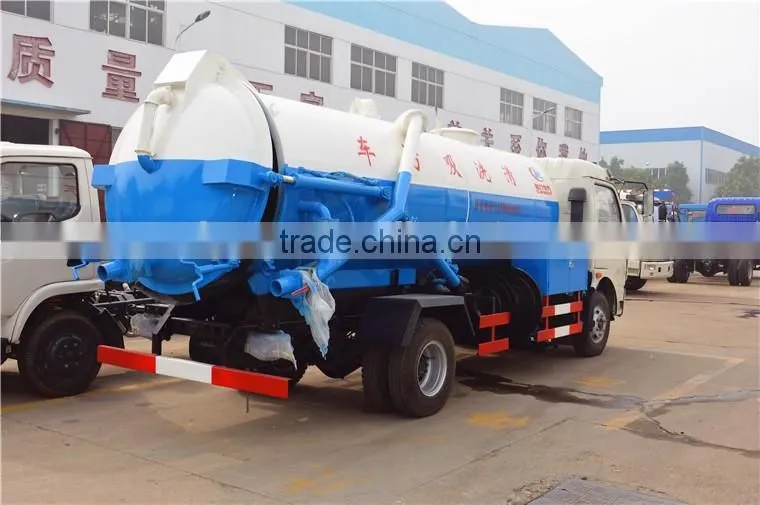dongfeng 4*2 sewage tanker truck, 6000liter sewage truck